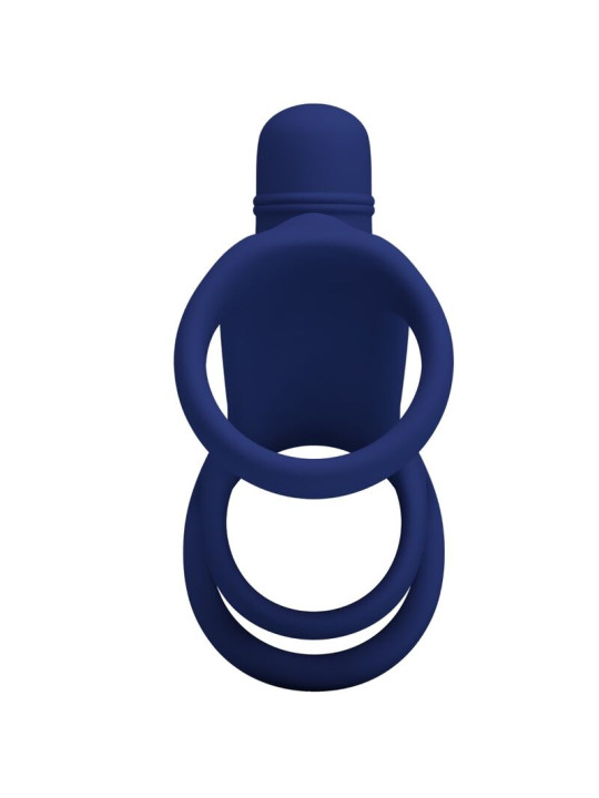 PRETTY LOVE - ELISH ANILLO VIBRADOR CON EXTENSIÓN AZUL