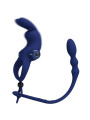 PRETTY LOVE - AYAD ANILLO VIBRADOR RABBIT CON PLUG AZUL