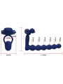 PRETTY LOVE - AJMAL ANILLO VIBRADOR CON PLUG AZUL