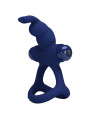 PRETTY LOVE - LUCHITO DOBLE ANILLO VIBRADOR RABBIT AZUL