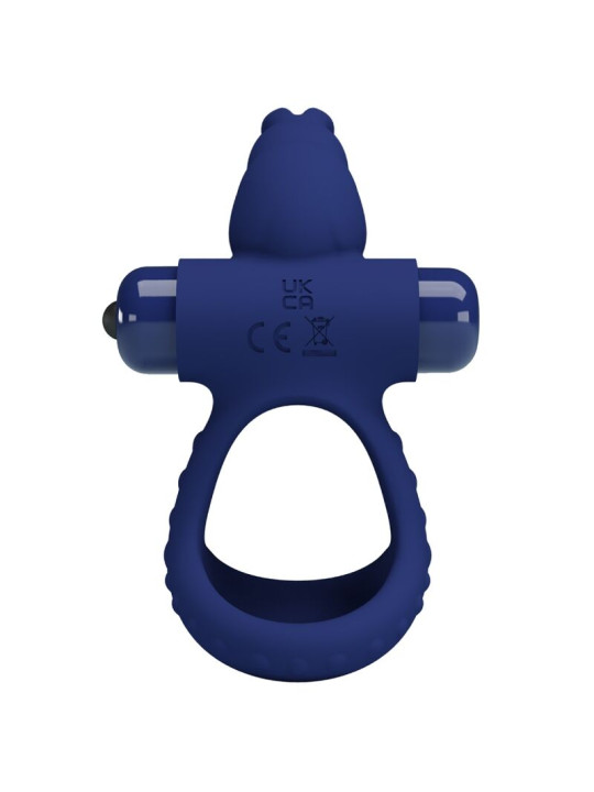 PRETTY LOVE - LUCHITO DOBLE ANILLO VIBRADOR RABBIT AZUL