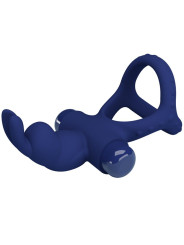 PRETTY LOVE - LUCHITO DOBLE ANILLO VIBRADOR RABBIT AZUL