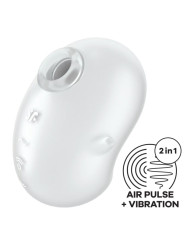 SATISFYER - CUTIE GHOST VIBRADOR LAY-ON BLANCO