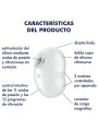 SATISFYER - CUTIE GHOST VIBRADOR LAY-ON BLANCO