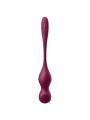 SATISFYER - LOVE BIRDS VARY BOLAS VIBRADORES APP GRATUITA ROJO VINO