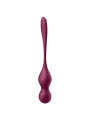 SATISFYER - LOVE BIRDS VARY BOLAS VIBRADORES APP GRATUITA ROJO VINO