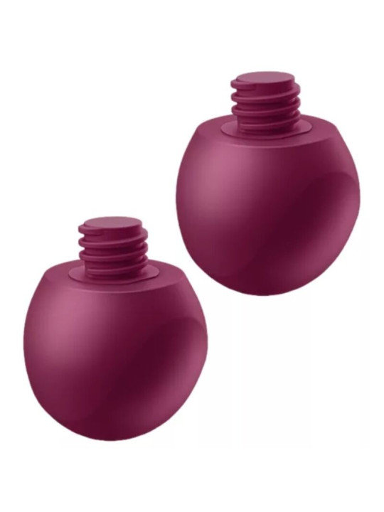 SATISFYER - LOVE BIRDS VARY BOLAS VIBRADORES APP GRATUITA ROJO VINO