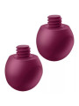 SATISFYER - LOVE BIRDS VARY BOLAS VIBRADORES APP GRATUITA ROJO VINO