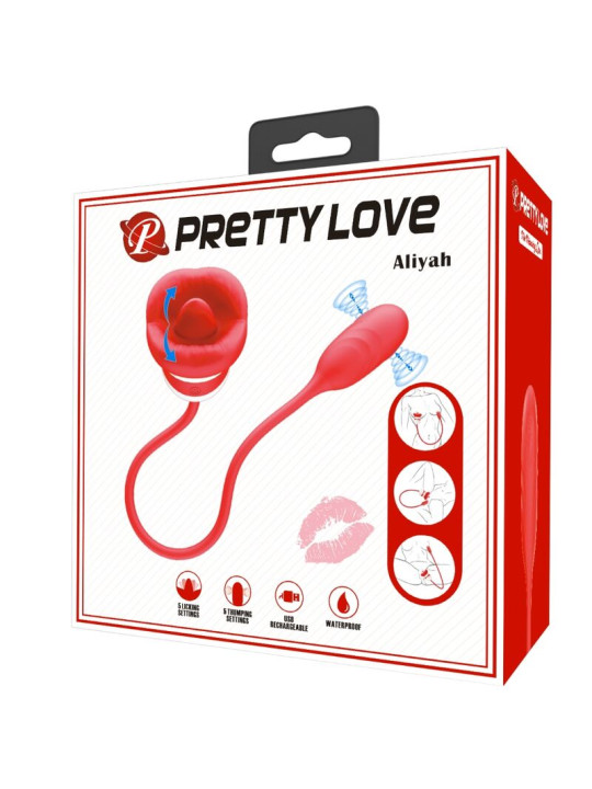 PRETTY LOVE - ALIYAH MASTURBADOR BOCA ROJO