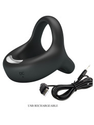 PRETTY LOVE - ELLIOTT ANILLO VIBRADOR NEGRO