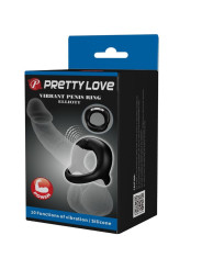 PRETTY LOVE - ELLIOTT ANILLO VIBRADOR NEGRO