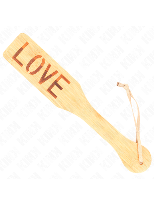 KINK - PALA DE BAMBÚ PALABRA LOVE 32 X 5.5 CM
