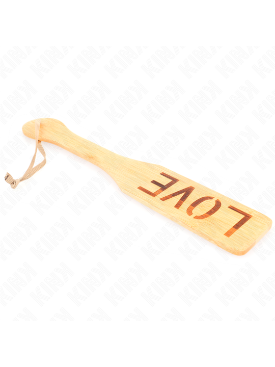 KINK - PALA DE BAMBÚ PALABRA LOVE 32 X 5.5 CM