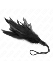 KINK - PLUMAS PARA COSQUILLAS CON MANGO DE CUERDA BASE DE PLÁSTICO 15 CM