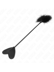 KINK - PLUMAS PARA COSQUILLAS CON PALETA DE CORAZÓN 31 CM