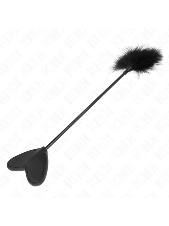 KINK - PLUMAS PARA COSQUILLAS CON PALETA DE CORAZÓN 31 CM