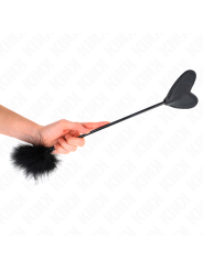 KINK - PLUMAS PARA COSQUILLAS CON PALETA DE CORAZÓN 31 CM