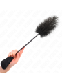 KINK - PLUMAS DE AVESTRUZ PARA COSQUILLAS CON PALETA DE ENCAJE 56 CM