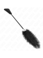 KINK - PLUMAS DE AVESTRUZ PARA COSQUILLAS CON PALETA DE ENCAJE 56 CM