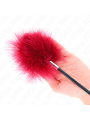 KINK - PLUMAS PARA COSQUILLAS CON PALETA FORMA DE ROSA 38 CM