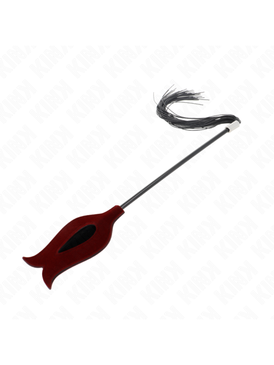 KINK - LÁTIGO DE BORLA DE SILICONA CON FORMA DE ROSA 45 CM
