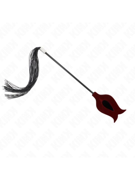 KINK - LÁTIGO DE BORLA DE SILICONA CON FORMA DE ROSA 45 CM