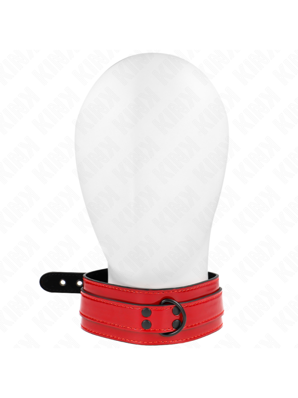 KINK - COLLAR AJUSTABLE ROJO VINO 37.5-49.5 CM X 5 CM