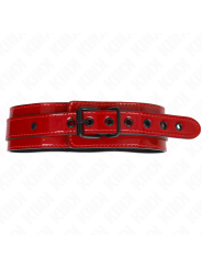 KINK - COLLAR AJUSTABLE ROJO VINO 37.5-49.5 CM X 5 CM