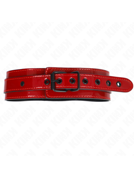 KINK - COLLAR AJUSTABLE ROJO VINO 37.5-49.5 CM X 5 CM