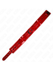 KINK - COLLAR AJUSTABLE ROJO VINO 37.5-49.5 CM X 5 CM