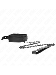 KINK - COLLAR CON CORREA 78 CM BONDAGE DE NEOPRENO MODELO 1 AJUSTABLE 37.5 X 49.5 CM