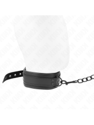 KINK - COLLAR CON CORREA 78 CM BONDAGE DE NEOPRENO MODELO 1 AJUSTABLE 37.5 X 49.5 CM