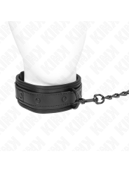 KINK - COLLAR CON CORREA 78 CM BONDAGE DE NEOPRENO MODELO 2 AJUSTABLE 37.5 X 49.5 CM