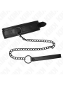 KINK - COLLAR CON CORREA 78 CM BONDAGE DE NEOPRENO MODELO 2 AJUSTABLE 37.5 X 49.5 CM