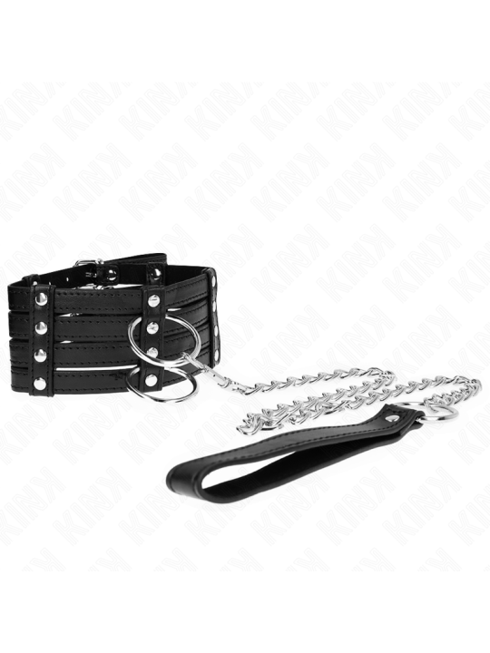 KINK - COLLAR CON CORREA 65 CM ESTILO SUB AJUSTABLE 35-51 CM X 7 CM