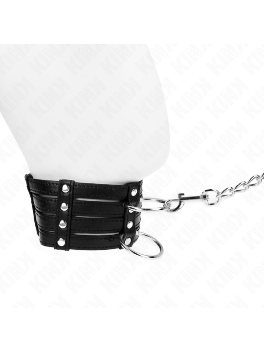 KINK - COLLAR CON CORREA 65 CM ESTILO SUB AJUSTABLE 35-51 CM X 7 CM