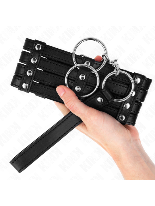 KINK - COLLAR CON CORREA 65 CM ESTILO SUB AJUSTABLE 35-51 CM X 7 CM
