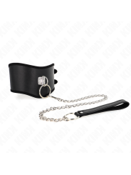 KINK - COLLAR CON CORREA 65 CM ANCHO NEGRO AJUSTABLE 40-55 CM X 10 CM