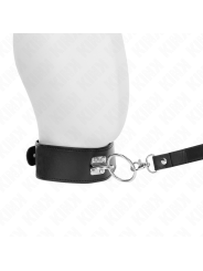 KINK - COLLAR CON CORREA 116 CM CON TACHUELAS CORREA POLIPIEL 50 X 5 CM
