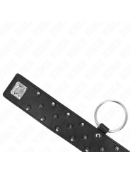 KINK - COLLAR CON CORREA 65 CM CON TACHUELAS PLATEADAS MODELO 5 AJUSTABLE 36-43 CM X 5 CM
