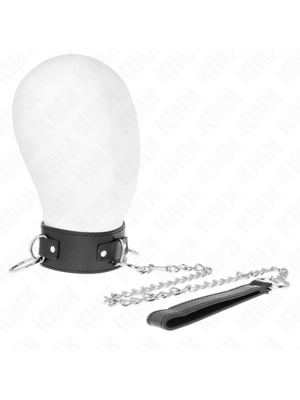 KINK - COLLAR CON CORREA 65 CM 3 ANILLOS MODELO 2 AJUSTABLE 36-43 CM X 5 CM