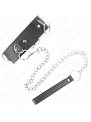 KINK - COLLAR CON CORREA 65 CM 3 ANILLOS MODELO 2 AJUSTABLE 36-43 CM X 5 CM