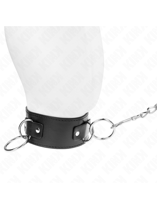 KINK - COLLAR CON CORREA 65 CM 3 ANILLOS MODELO 2 AJUSTABLE 36-43 CM X 5 CM