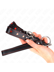KINK - COLLAR CON CORREA 65 CM DETALLES CORAZÓN 52.5 X 2.5 CM