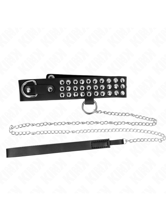 KINK - COLLAR CON CORREA 65 CM CON BRILLOS AJUSTABLE 37-42 CM X 5.3 CM