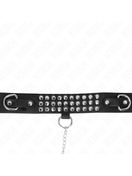 KINK - COLLAR CON CORREA 65 CM CON BRILLOS AJUSTABLE 37-42 CM X 5.3 CM