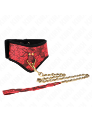KINK - COLLAR CON CORREA DE ENCAJE 75 CM MODELO SCANDAL 44 X 10 CM