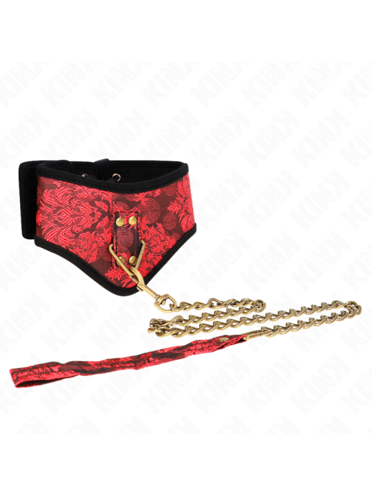 KINK - COLLAR CON CORREA DE ENCAJE 75 CM MODELO SCANDAL 44 X 10 CM