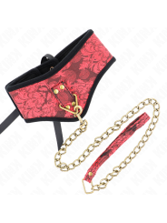 KINK - COLLAR CON CORREA DE ENCAJE 75 CM MODELO SCANDAL 44 X 10 CM