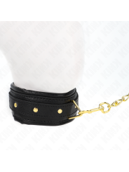 KINK - COLLAR CON CORREA ESPONJA IMITACIÓN CUERO MODELO 1 AJUSTABLE 37-54 CM X 3 CM